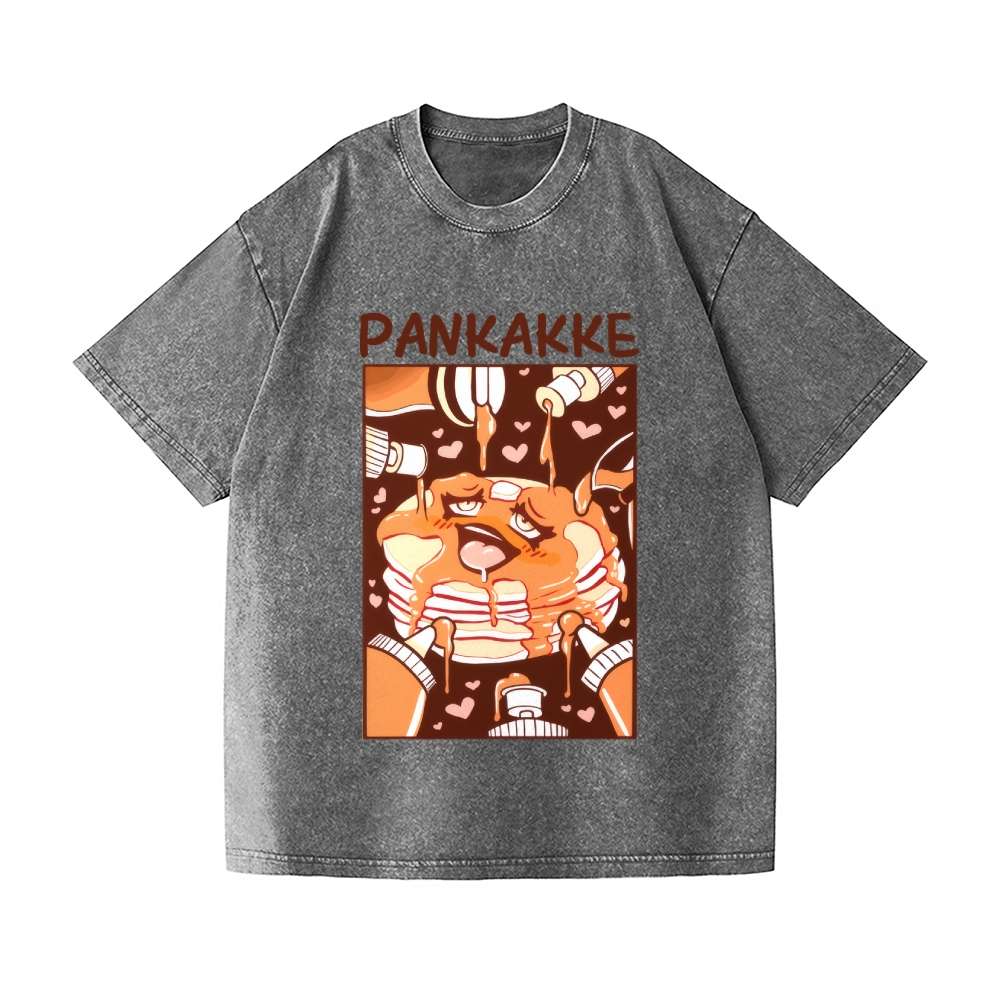 Pankakke Meme Vintage Wash Japanese Design T-Shirt