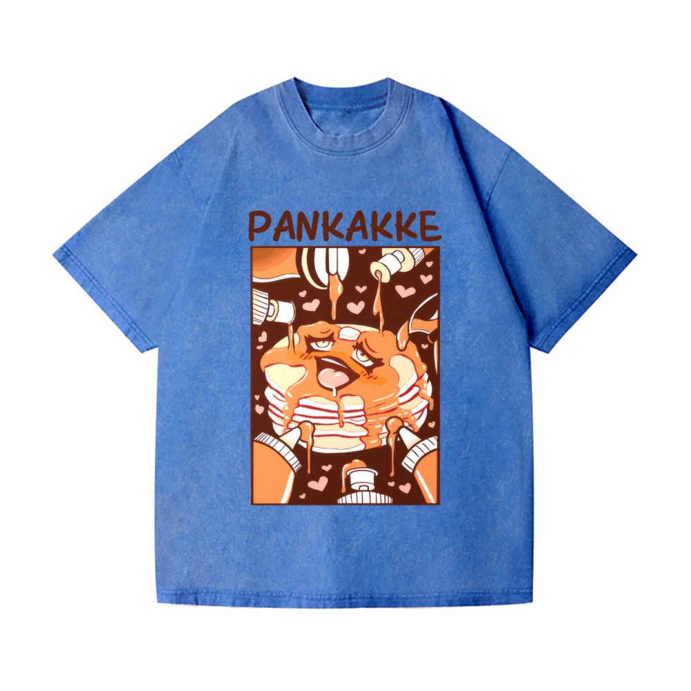 Pankakke Meme Vintage Wash Japanese Design T-Shirt