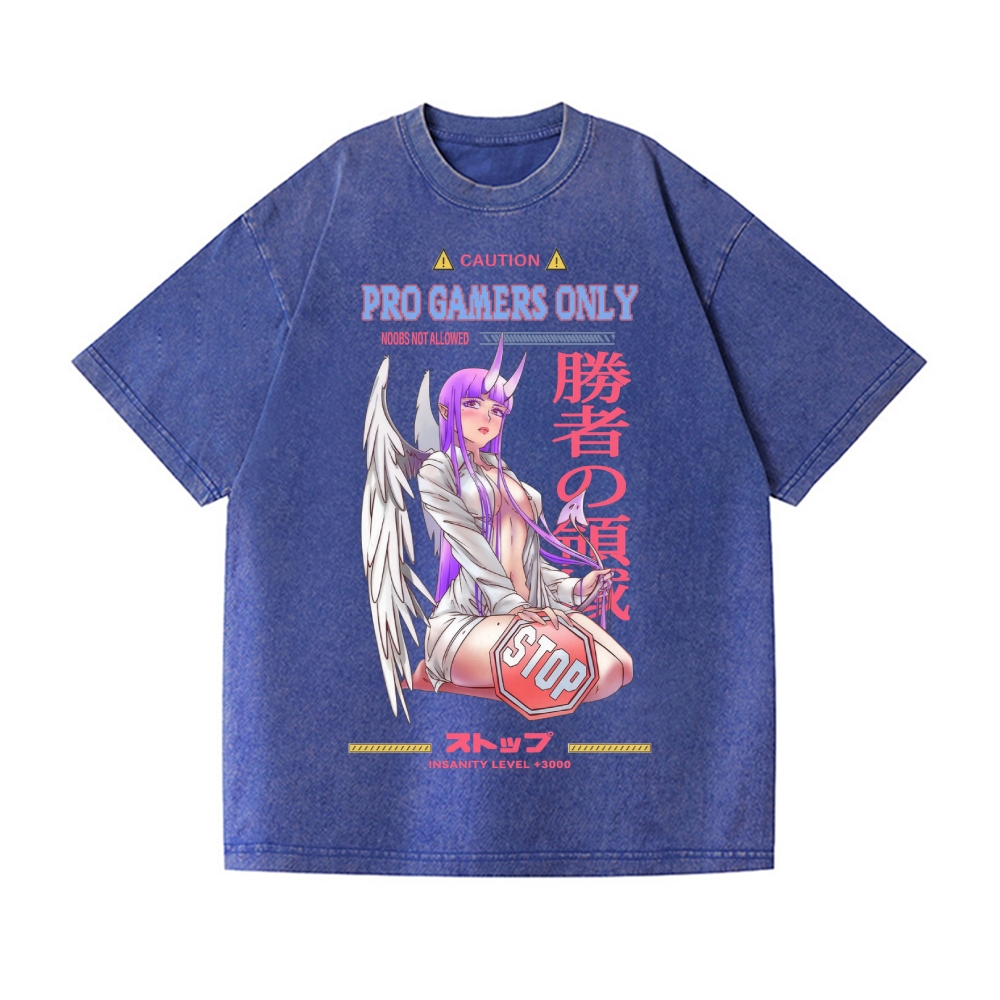 Angel Girl Vintage Wash Japanese Design T-Shirt