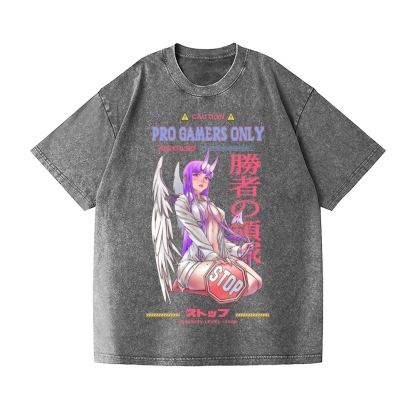 Angel Girl Vintage Wash Japanese Design T-Shirt
