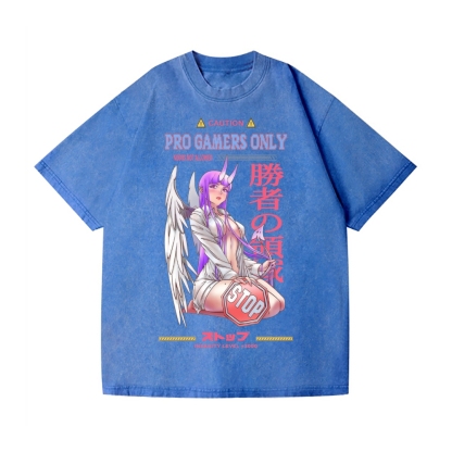 Angel Girl Vintage Wash Japanese Design T-Shirt