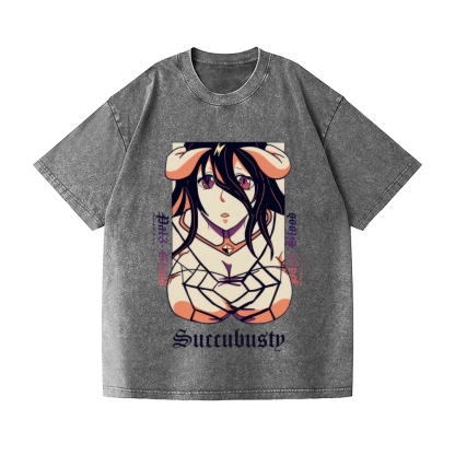 Succubusty Vintage Wash Japanese Design T-Shirt