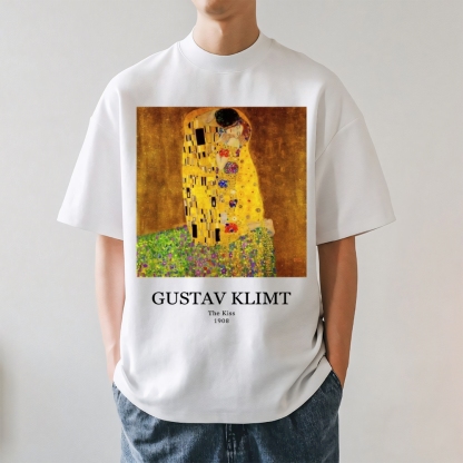 Gustav Klimt The Kiss Japanese Style Classic Tee