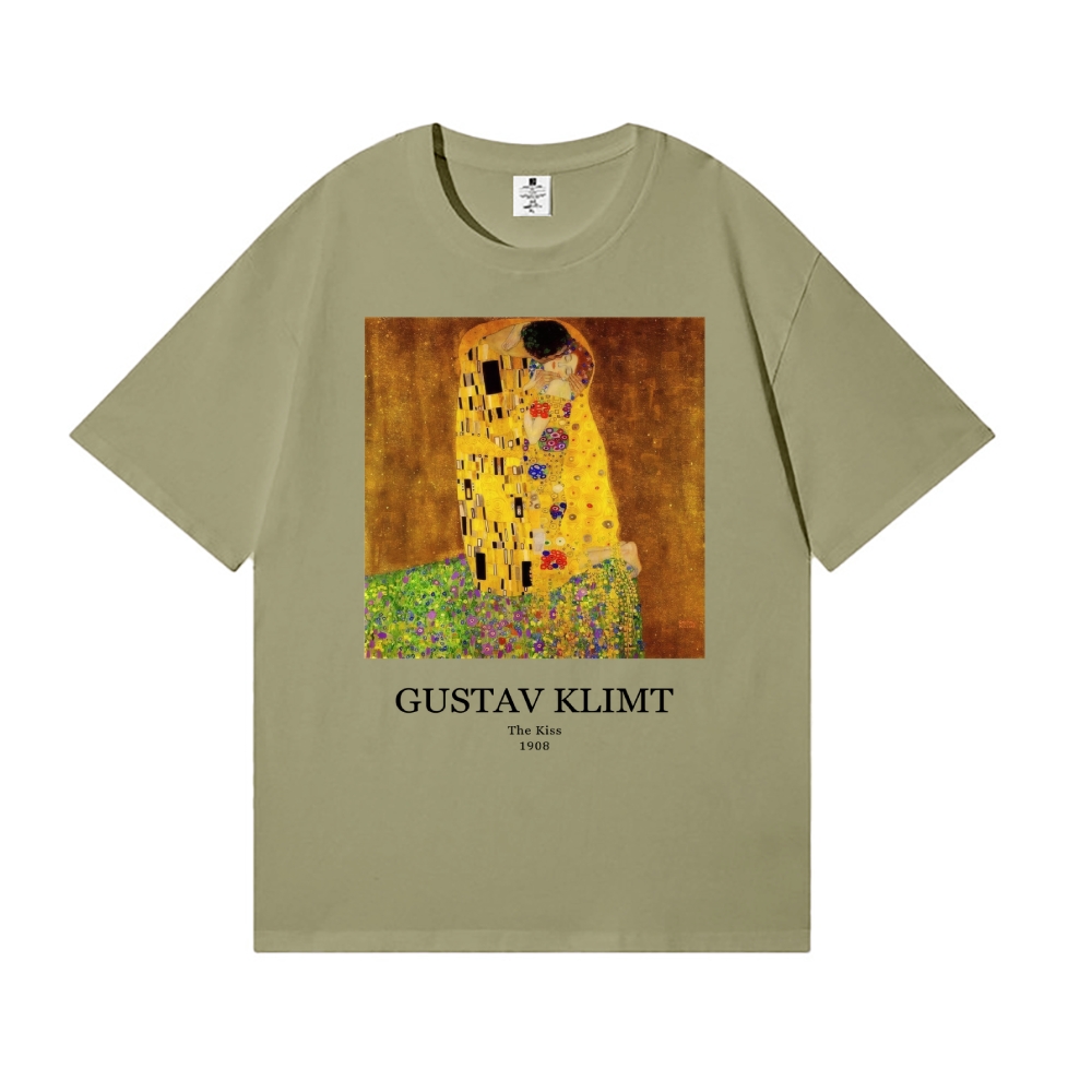 Gustav Klimt The Kiss Japanese Style Classic Tee