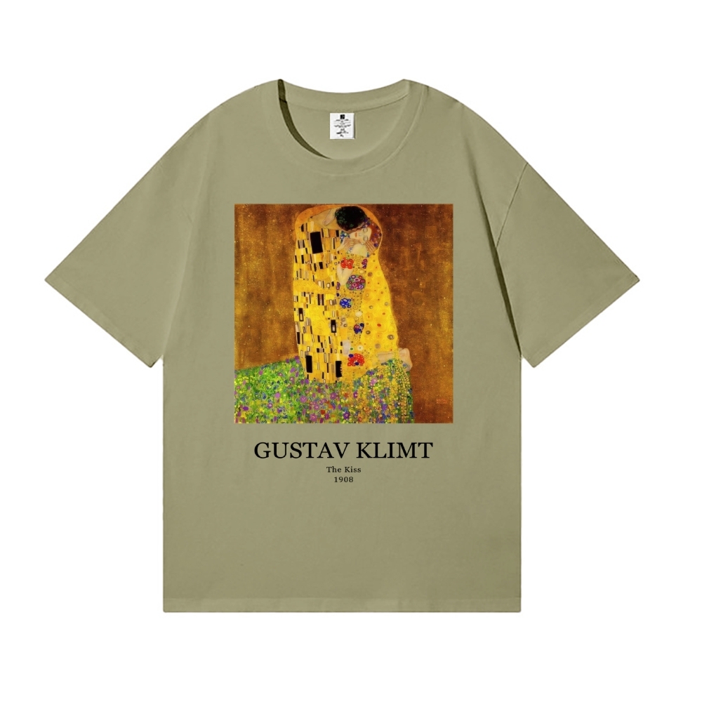 Gustav Klimt The Kiss Japanese Style Classic Tee