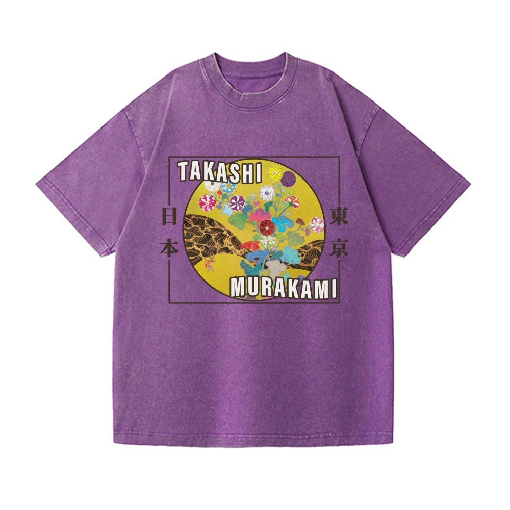 TM Panda Vintage Wash Japanese Design T-Shirt