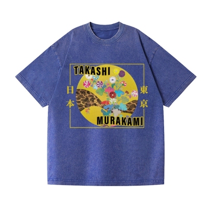 TM Panda Vintage Wash Japanese Design T-Shirt