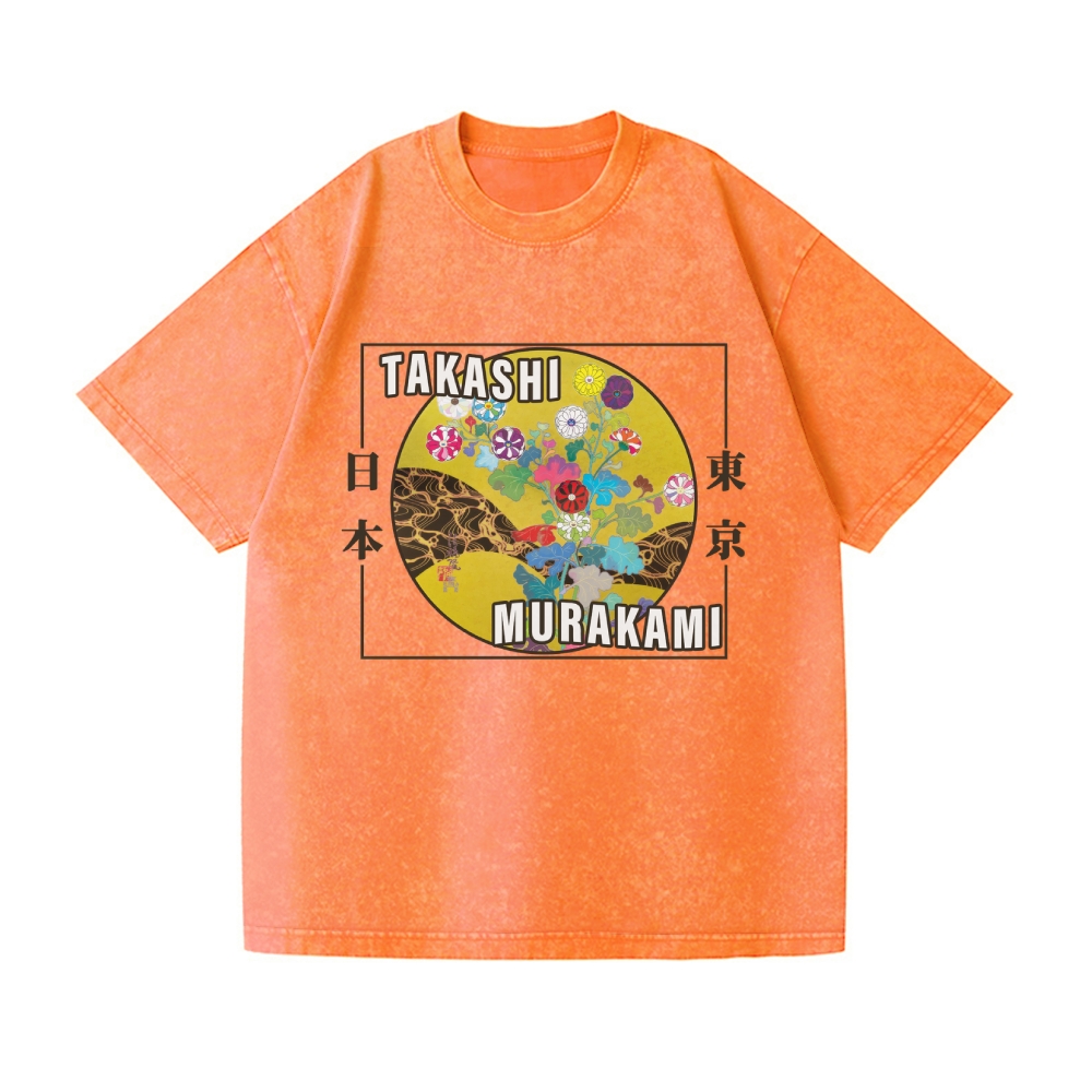 TM Panda Vintage Wash Japanese Design T-Shirt