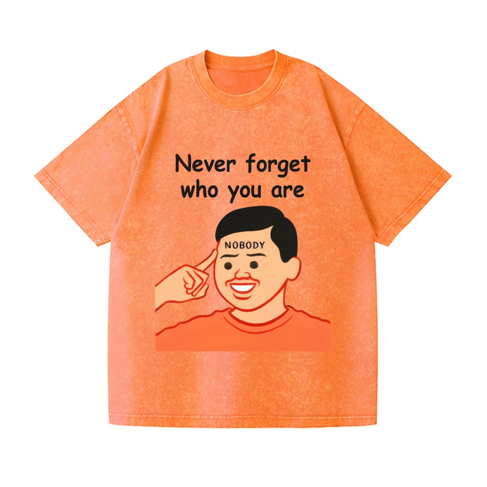 Joan Never Forget Vintage Wash Japanese Design T-Shirt