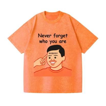 Joan Never Forget Vintage Wash Japanese Design T-Shirt