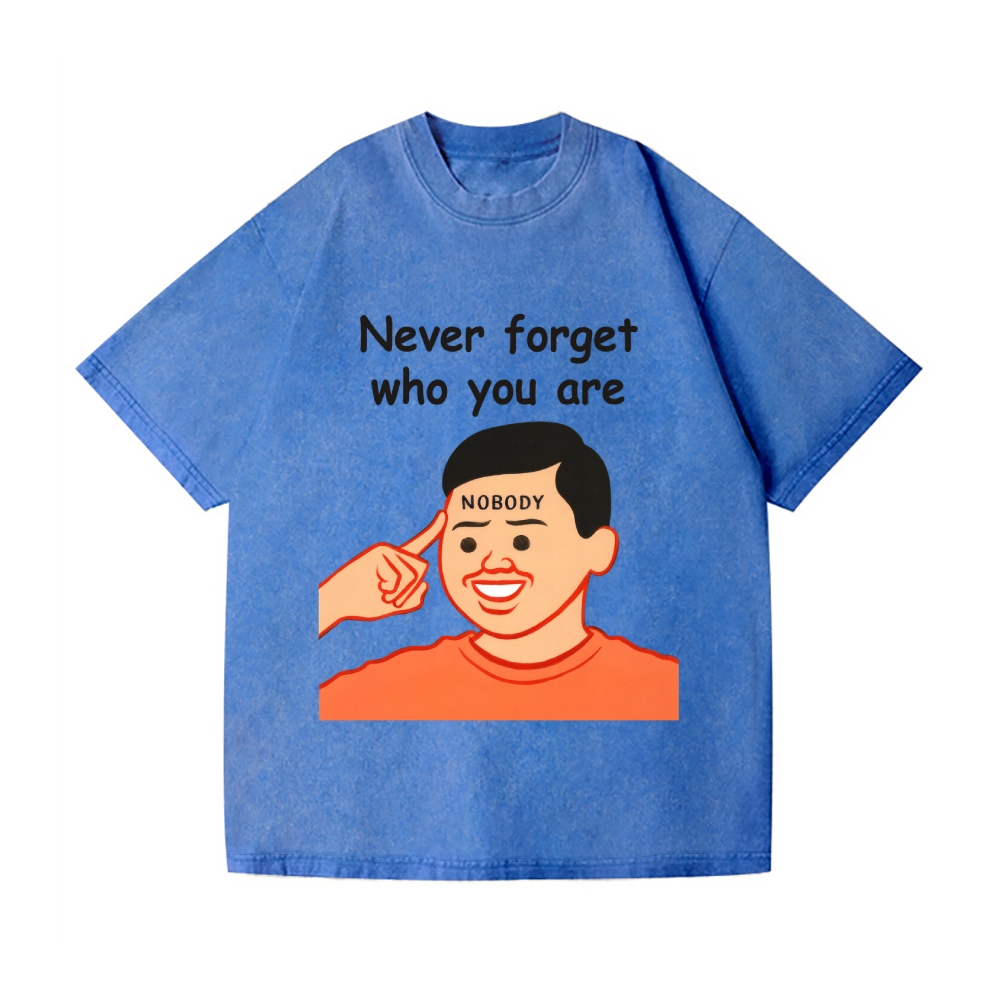 Joan Never Forget Vintage Wash Japanese Design T-Shirt