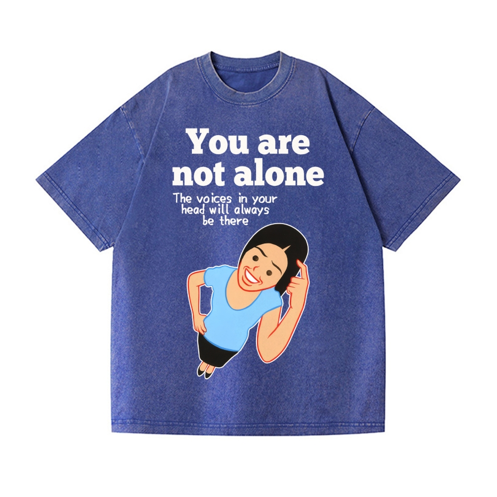 Joan You Are Not Alone Vintage Wash Japanese Design T-Shirt