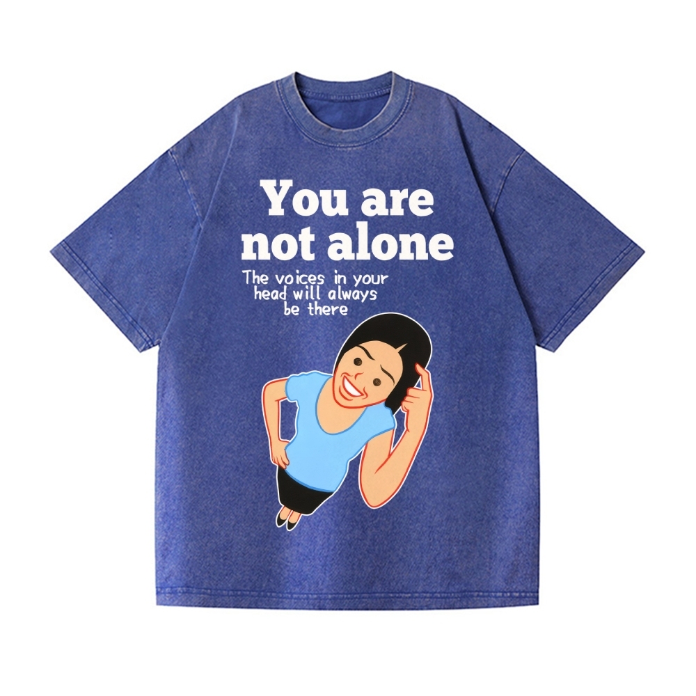 Joan You Are Not Alone Vintage Wash Japanese Design T-Shirt