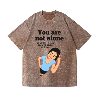 Joan You Are Not Alone Vintage Wash Japanese Design T-Shirt