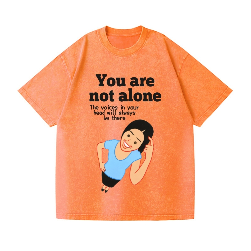 Joan You Are Not Alone Vintage Wash Japanese Design T-Shirt