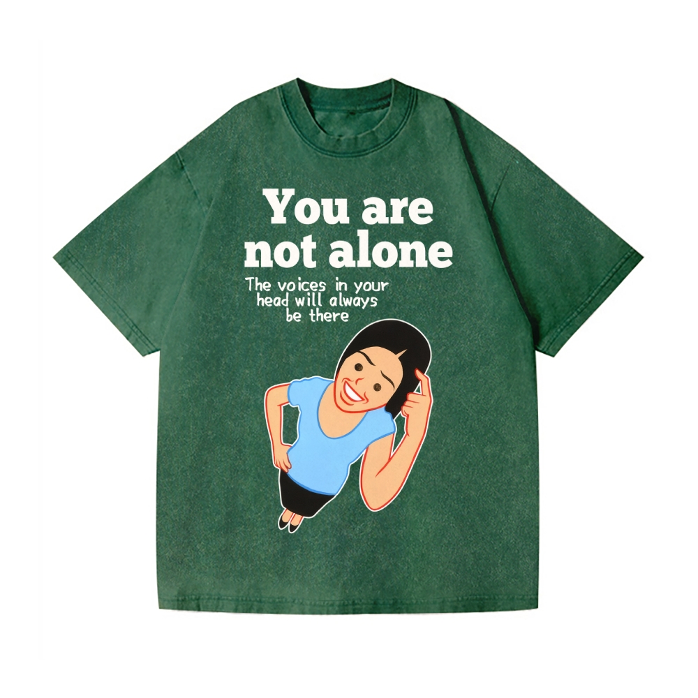 Joan You Are Not Alone Vintage Wash Japanese Design T-Shirt