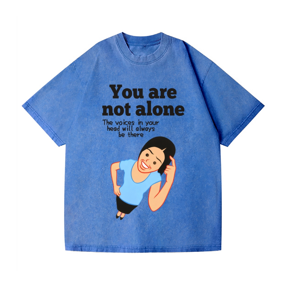 Joan You Are Not Alone Vintage Wash Japanese Design T-Shirt