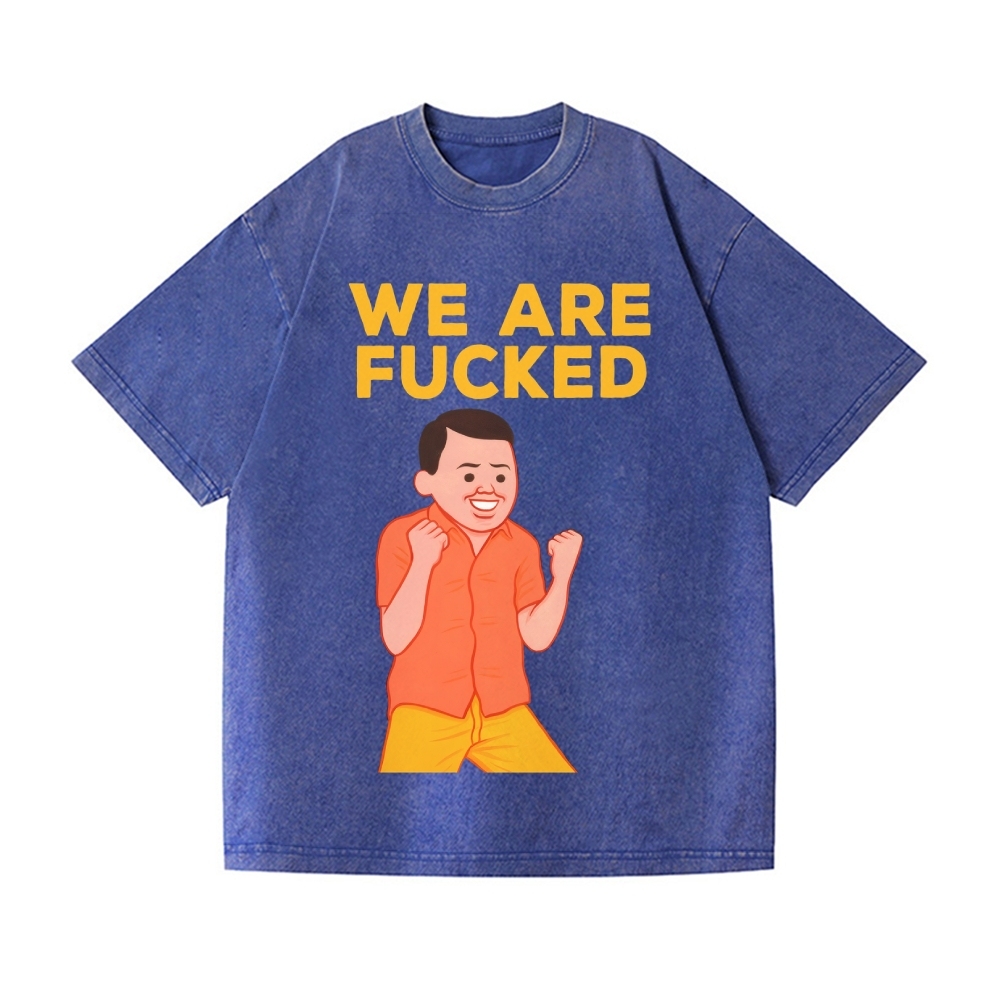 Joan We Are Fucked Vintage Wash Japanese Design T-Shirt