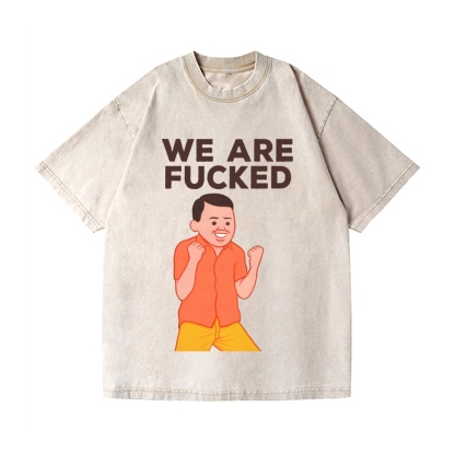 Joan We Are Fucked Vintage Wash Japanese Design T-Shirt