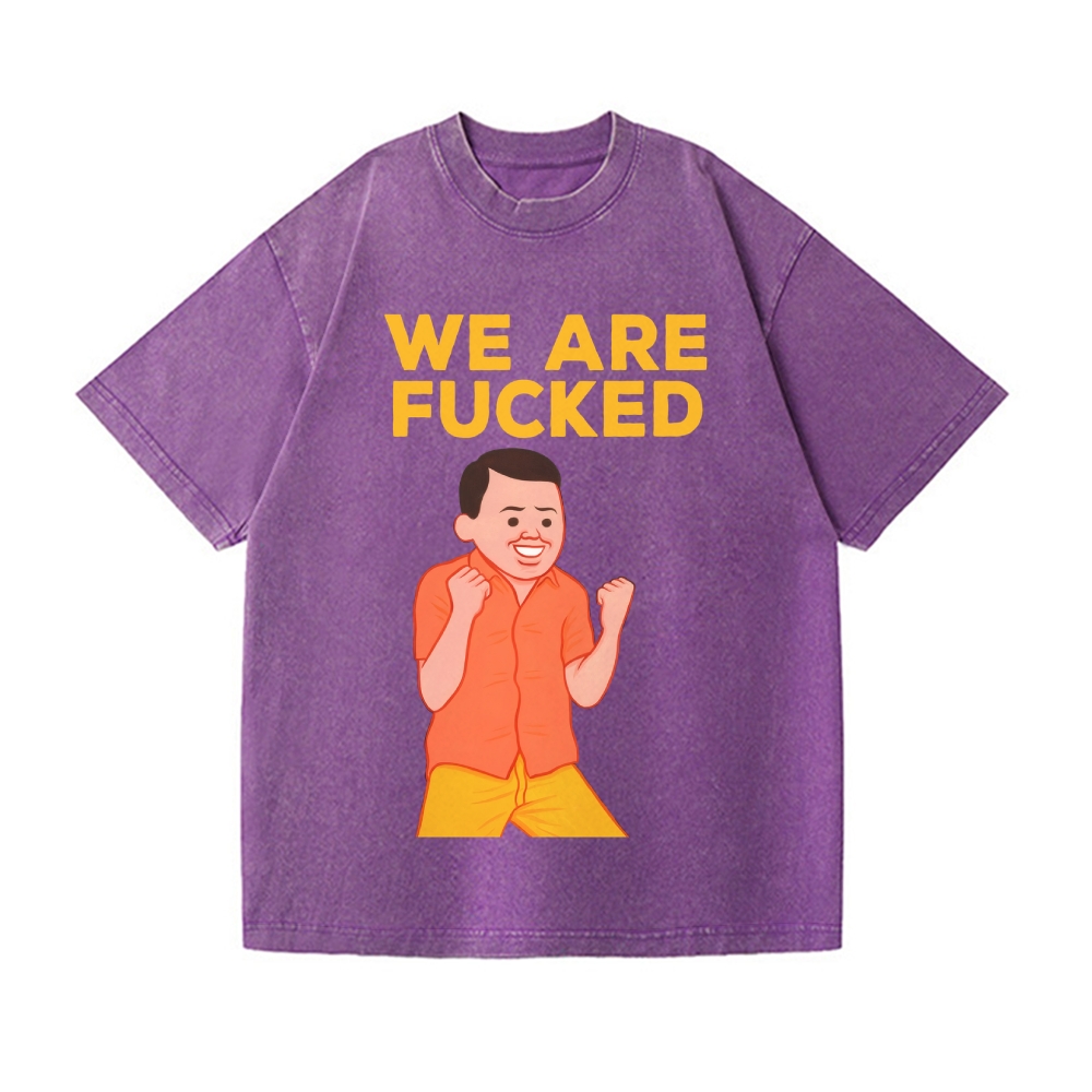 Joan We Are Fucked Vintage Wash Japanese Design T-Shirt