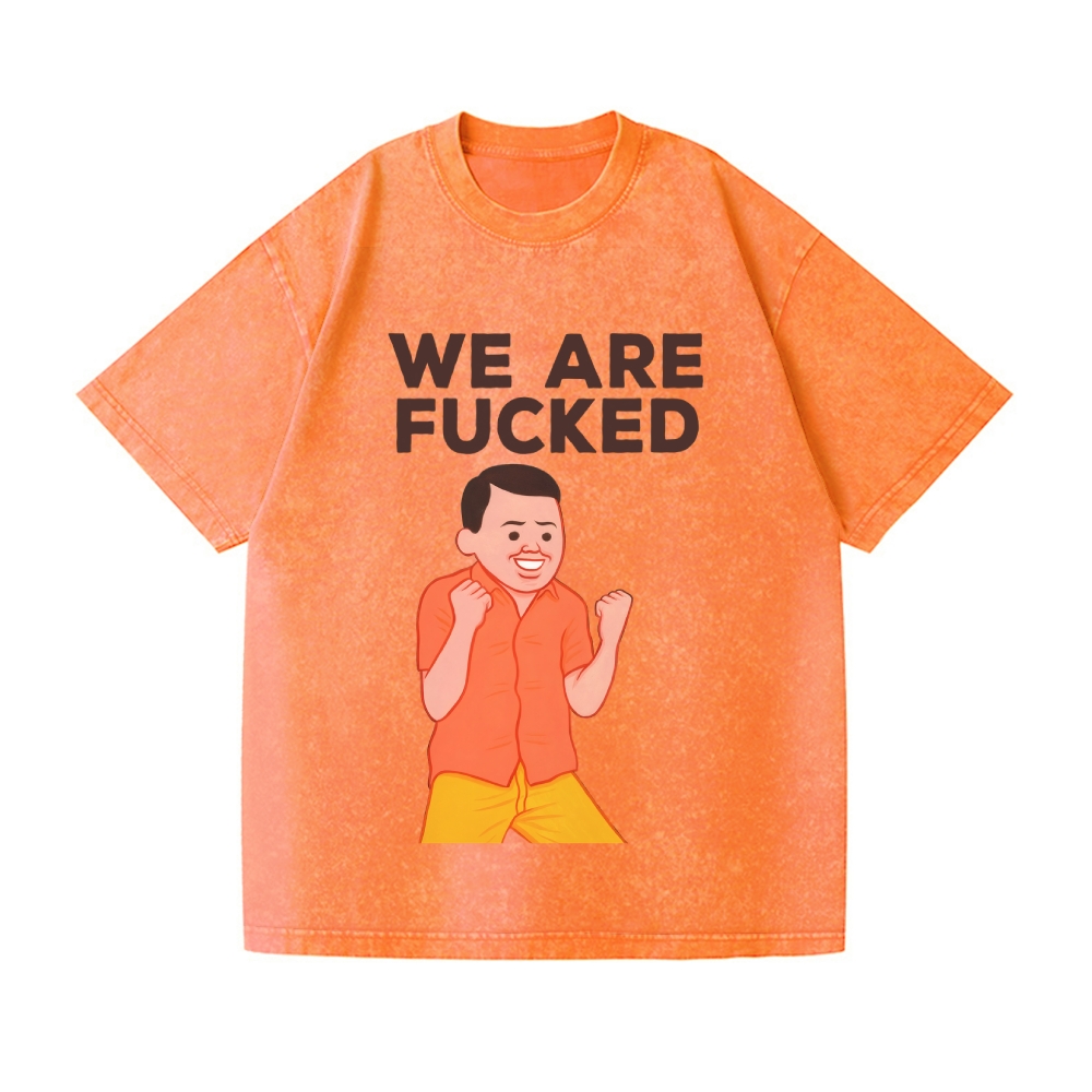 Joan We Are Fucked Vintage Wash Japanese Design T-Shirt