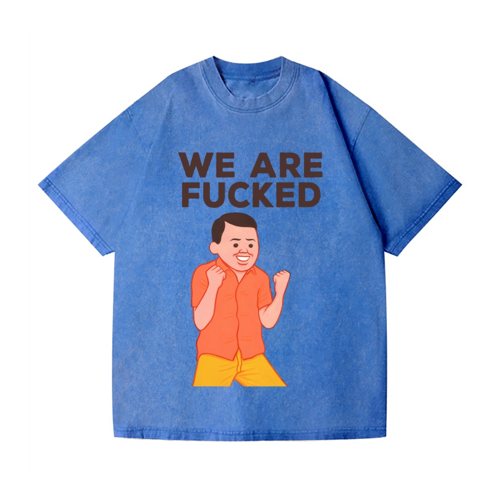 Joan We Are Fucked Vintage Wash Japanese Design T-Shirt