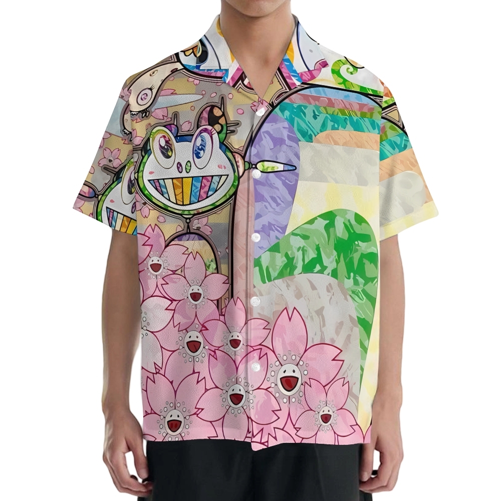 TM Sakura Japanese Style Camp Shirt