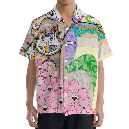 TM Sakura Japanese Style Camp Shirt