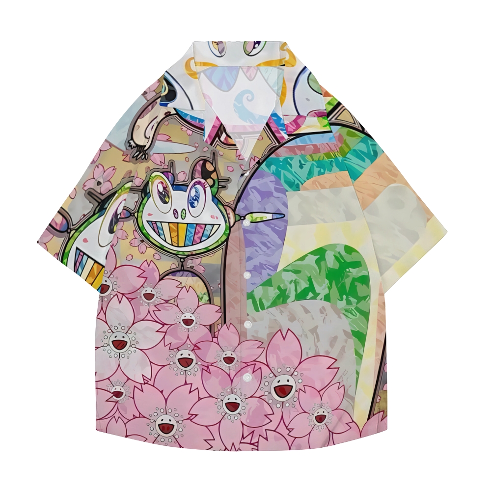 TM Sakura Japanese Style Camp Shirt