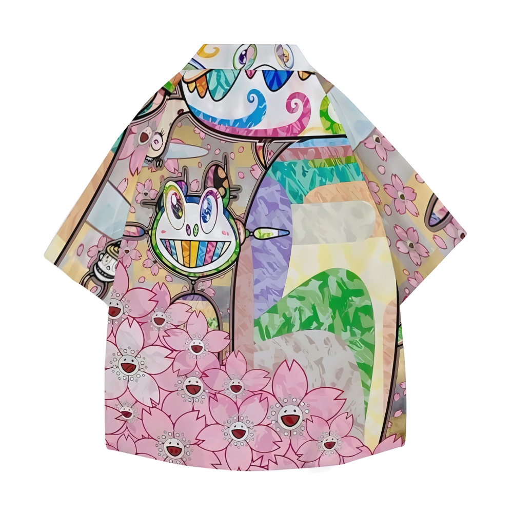 TM Sakura Japanese Style Camp Shirt