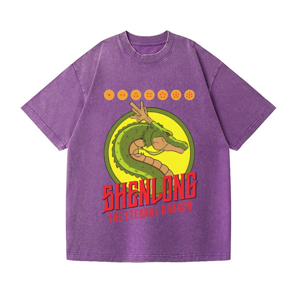 Dragon Ball Z Shenlong Vintage Wash Japanese Design T-Shirt