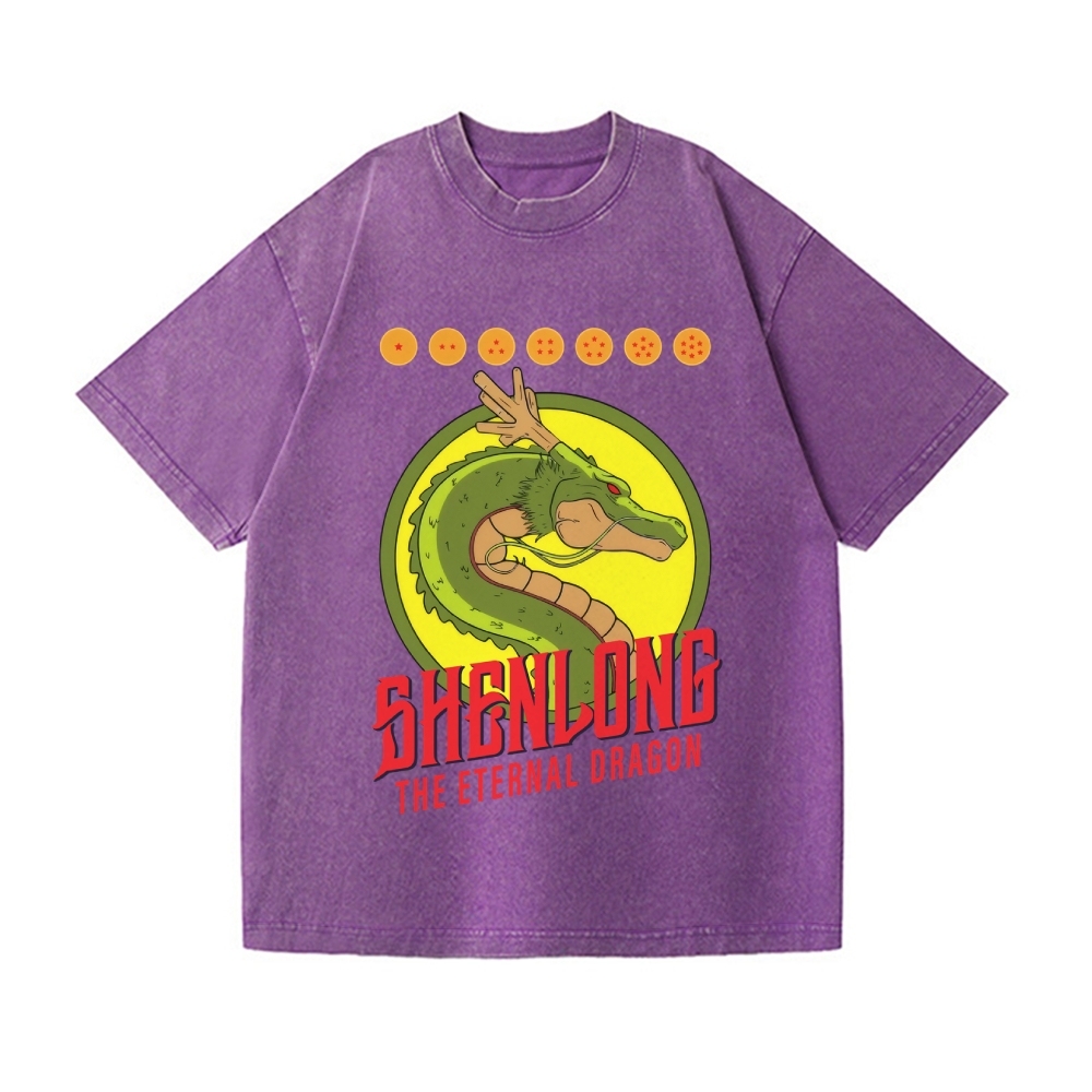 Dragon Ball Z Shenlong Vintage Wash Japanese Design T-Shirt