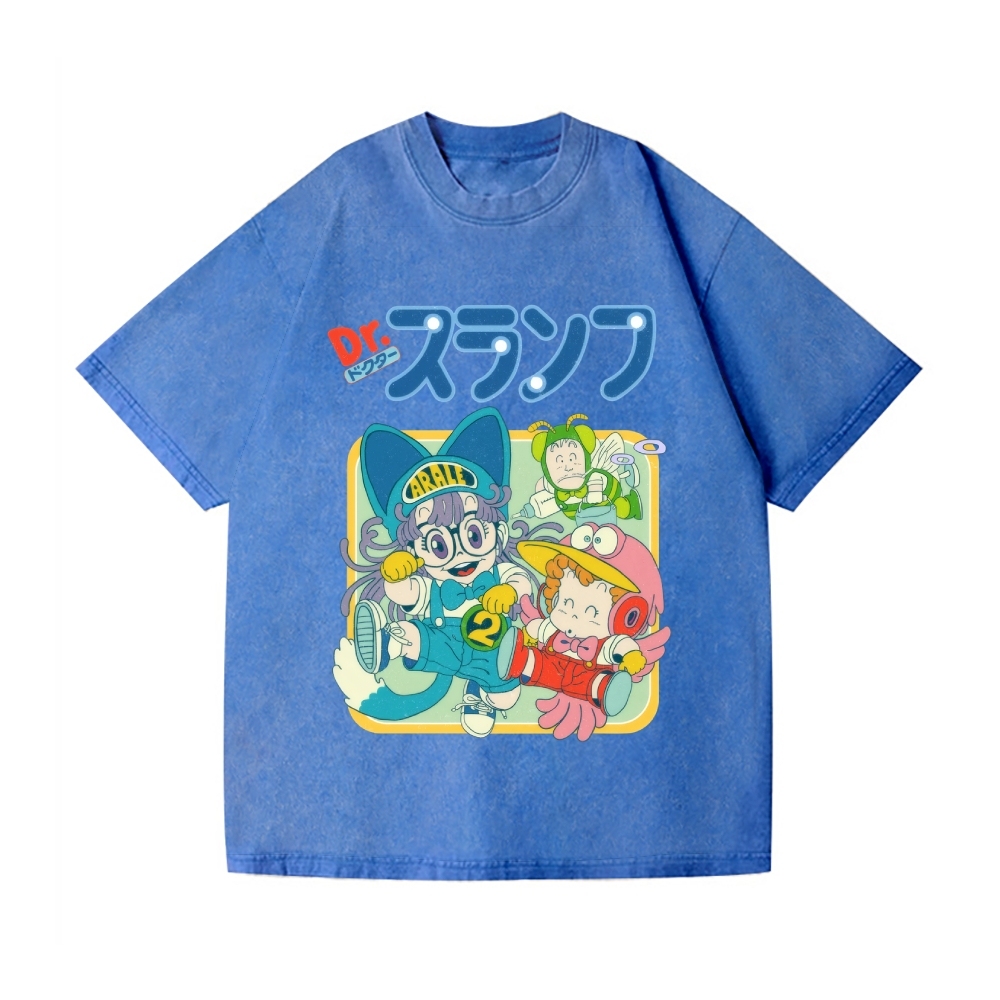 Arale Vintage Wash Japanese Design T-Shirt