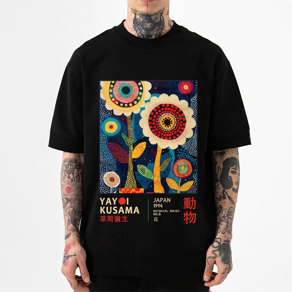 Yayoi Kusama Flower Japanese Style Classic Tee