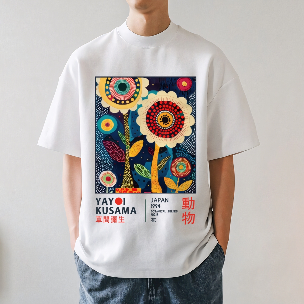 Yayoi Kusama Flower Japanese Style Classic Tee