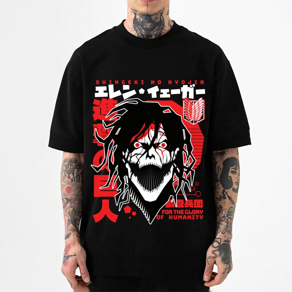 Attack Titan Japanese Style Classic Tee