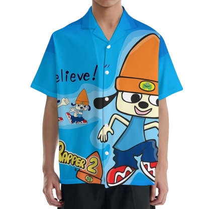 Parappa the Rapper Japanese Style Camp Shirt