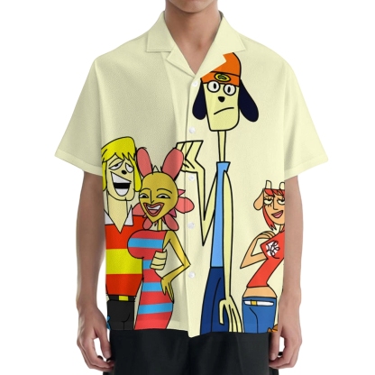 Parappa the Rapper Japanese Style Camp Shirt