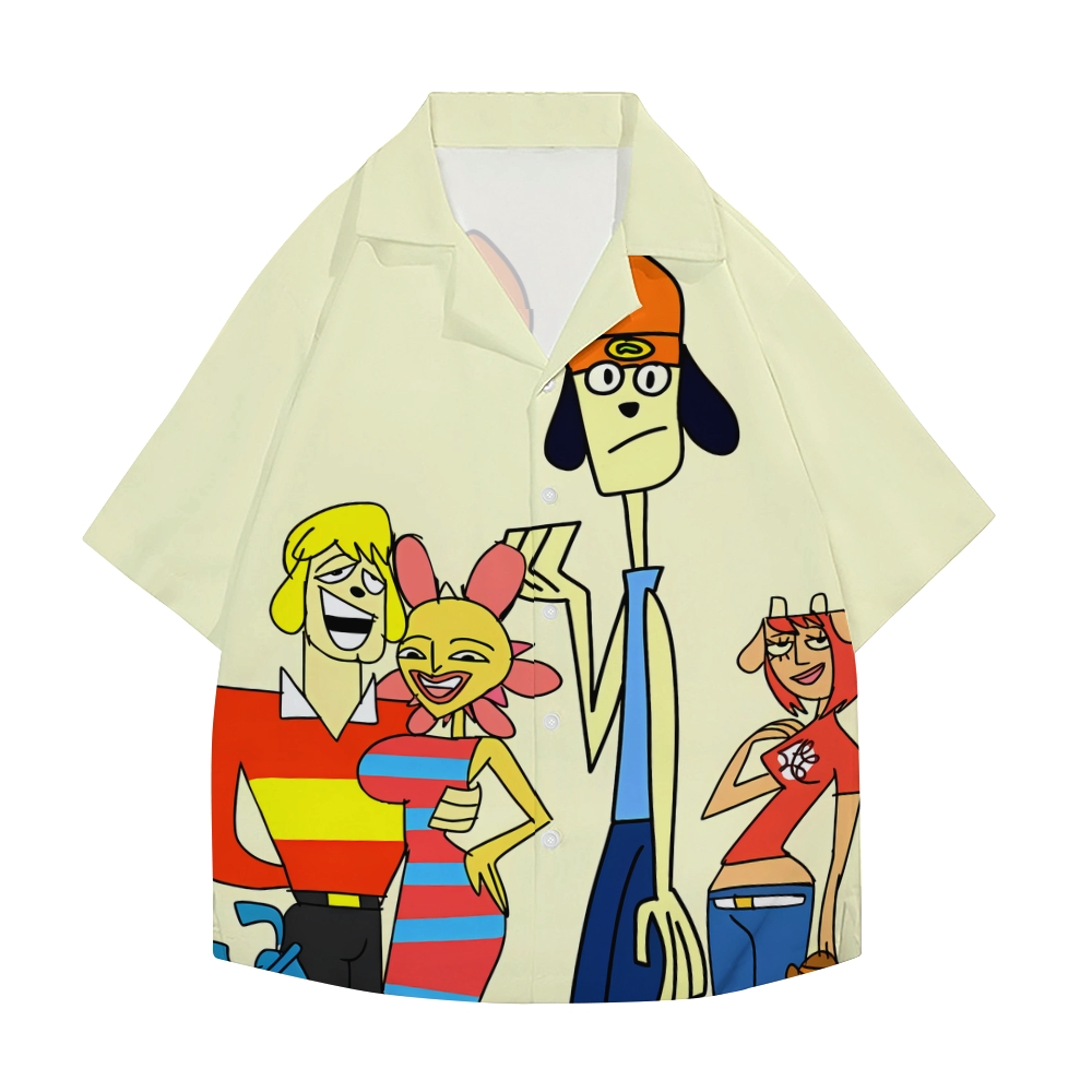 Parappa the Rapper Japanese Style Camp Shirt