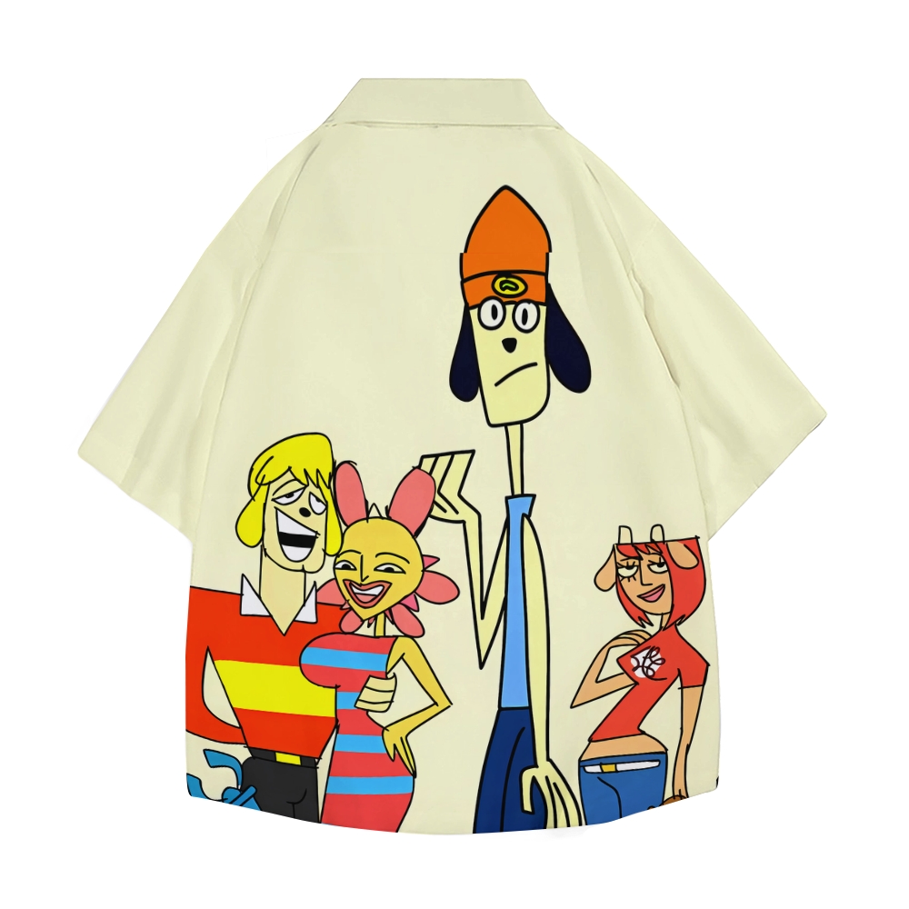 Parappa the Rapper Japanese Style Camp Shirt