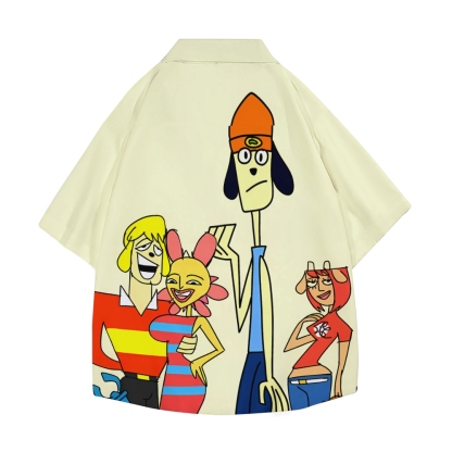 Parappa the Rapper Japanese Style Camp Shirt