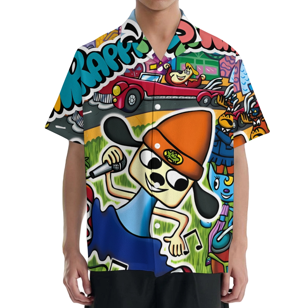 Parappa the Rapper Japanese Style Camp Shirt