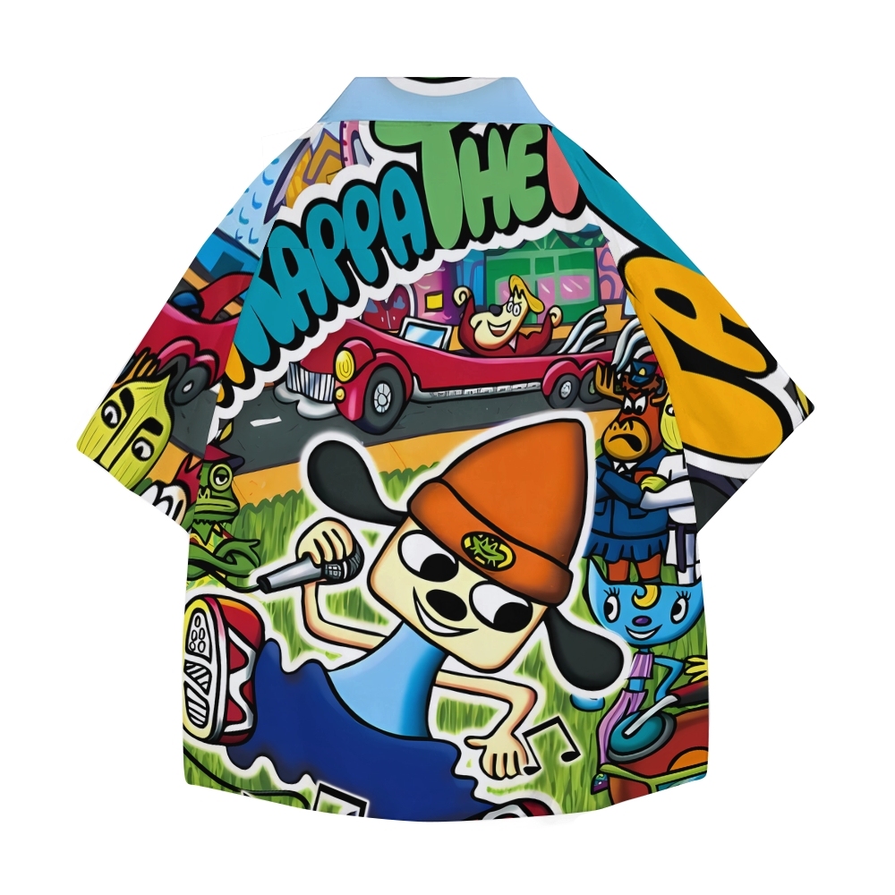 Parappa the Rapper Japanese Style Camp Shirt