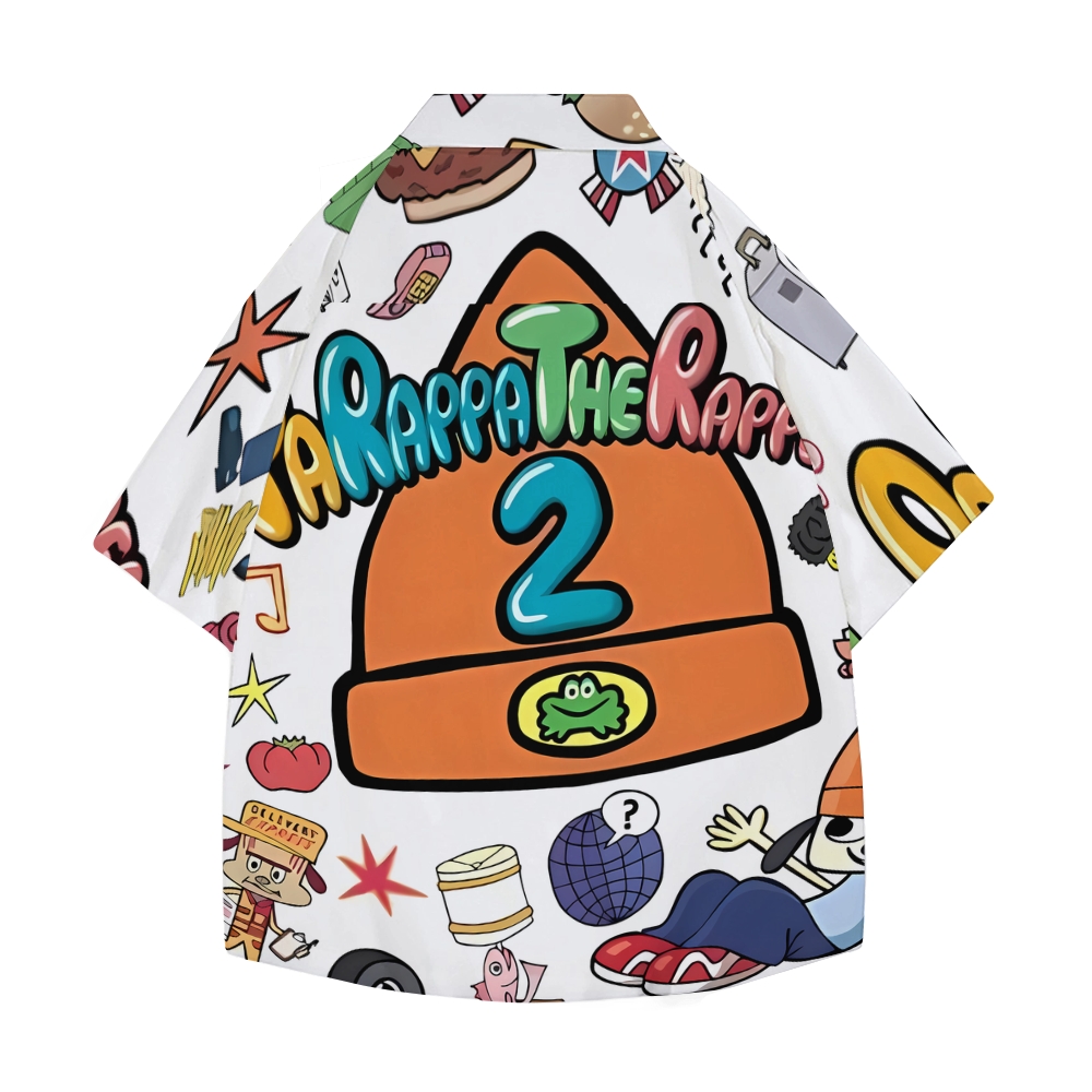Parappa the Rapper Japanese Style Camp Shirt