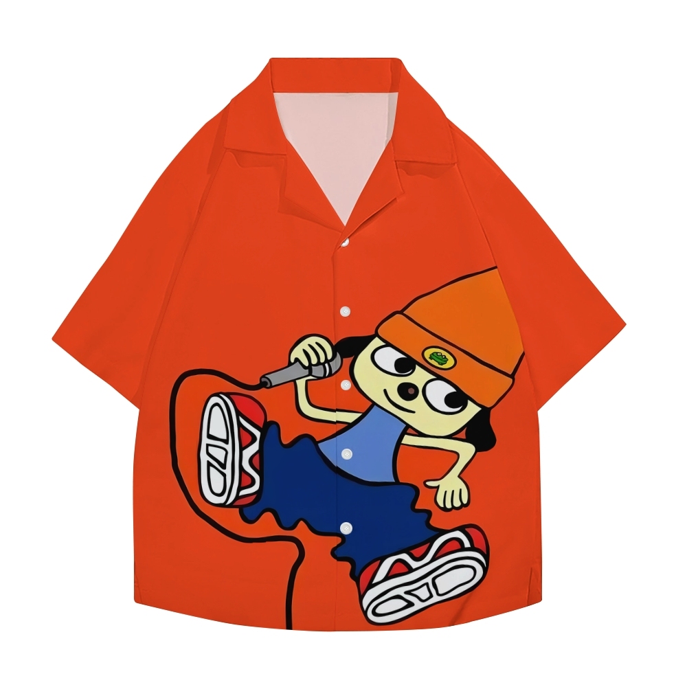 Parappa the Rapper Japanese Style Camp Shirt