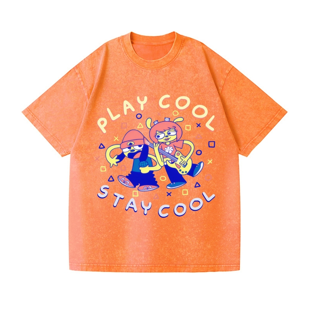 Parappa the Rapper Vintage Wash Japanese Design T-Shirt