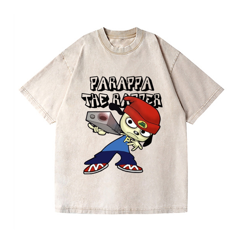 Parappa the Rapper Vintage Wash Japanese Design T-Shirt