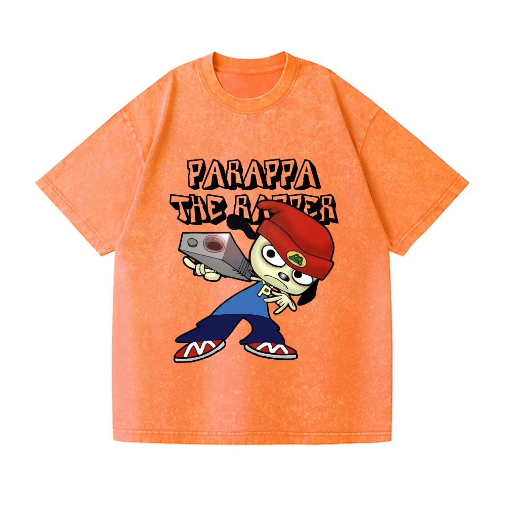 Parappa the Rapper Vintage Wash Japanese Design T-Shirt