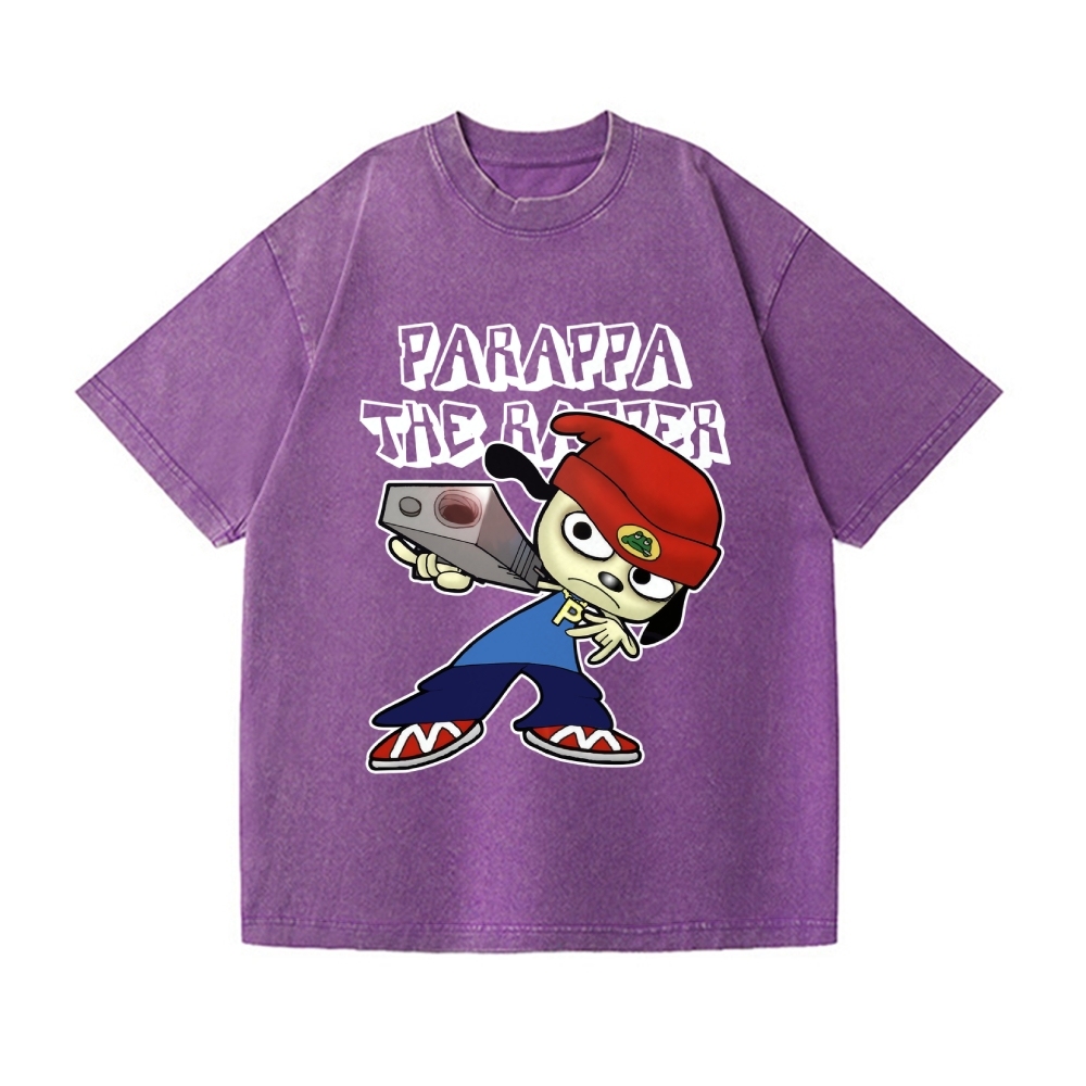 Parappa the Rapper Vintage Wash Japanese Design T-Shirt