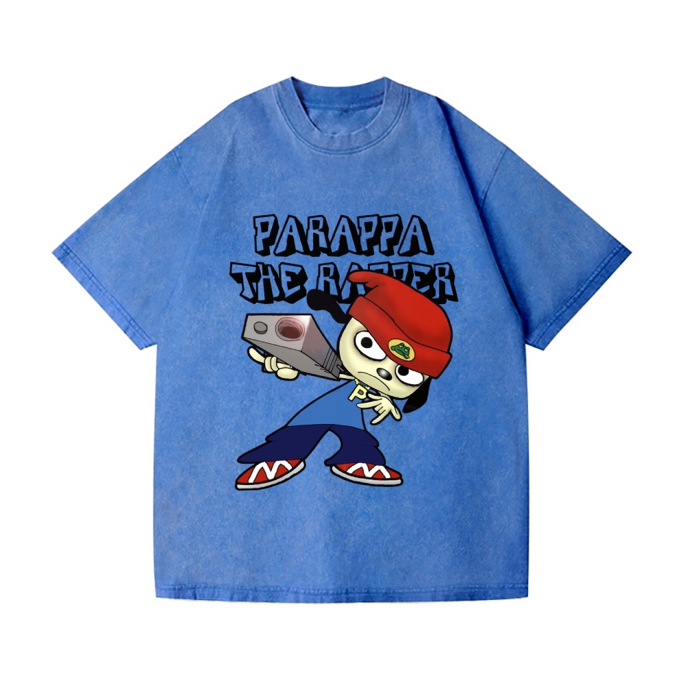 Parappa the Rapper Vintage Wash Japanese Design T-Shirt